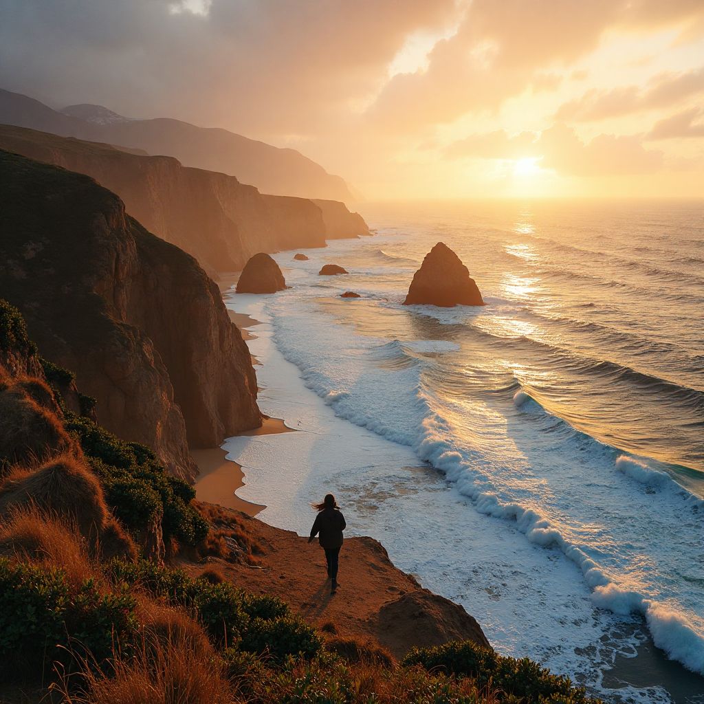 Coastal Sunrise Walk